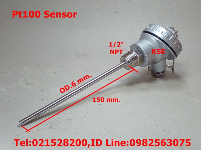 ขาย จำหน่าย RTD Pt100 Sensor Class AClass B ราคาถูก